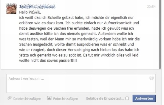Facebookgeständnis