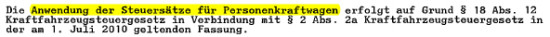 WannenPKW-Steuer