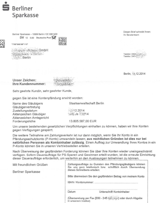 Sparkasse PKonto für die GmbH? Vier Strafverteidiger