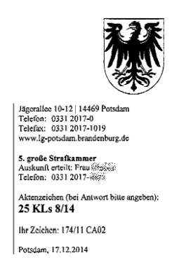 Potsdamer Faxnummern