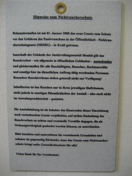 Rauchverbot