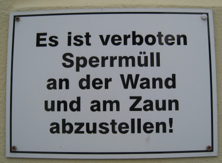 sperrmüll
