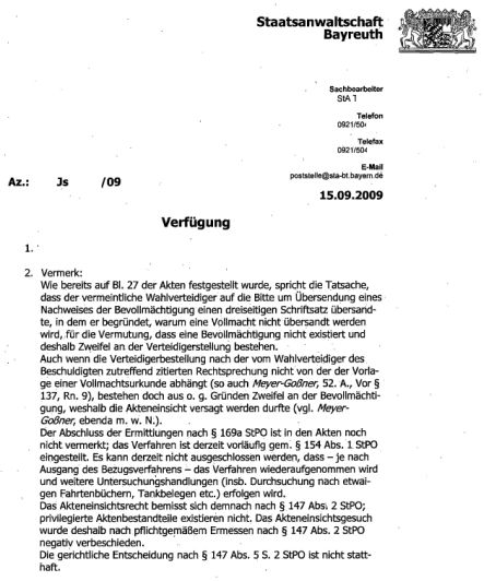 Vermeintlicher Staatsanwalt Vermeintlicher Staatsanwalt