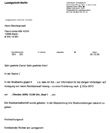 einladung zu 202a